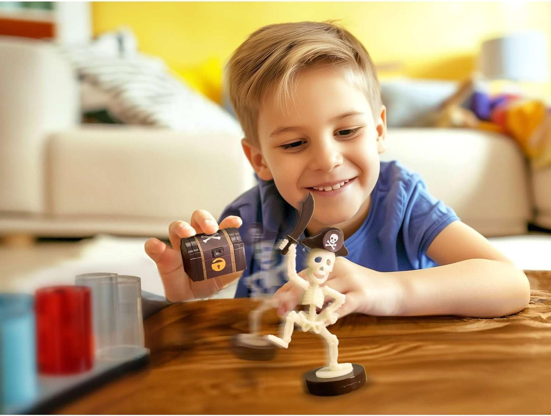 Juego De Experimento Excava Un Pirata Luminoso Para Niños