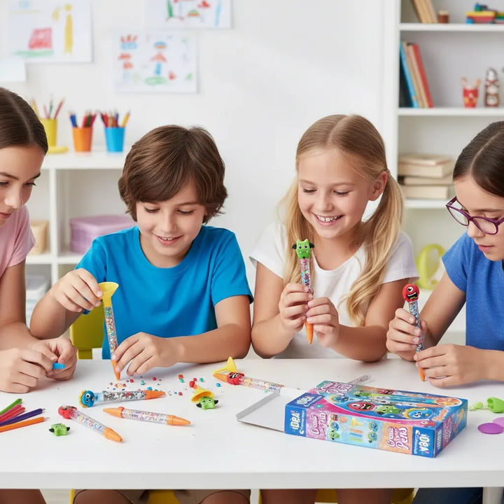 Juego Kit Crea Bolígrafos Personalizado Monstros Para Niños