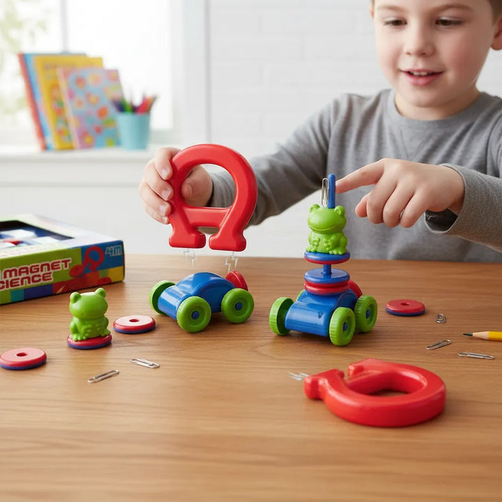 Juego De Experimento Ciencia Divertida Con Imanes Para Niños