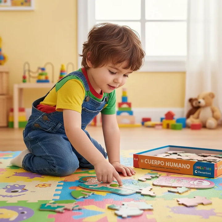 Juego Rompecabezas Del Cuerpo Humano Niños