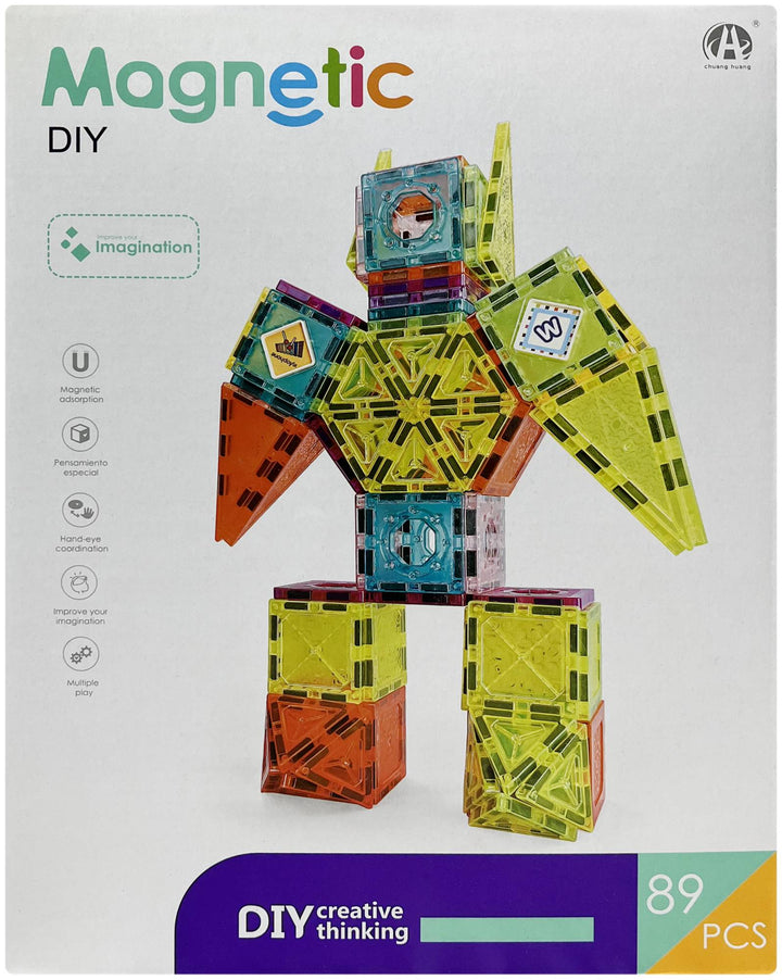 Bloques Construcción Magnético 89 Piezas Robot