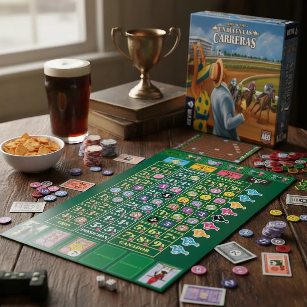 Juego De Mesa Un Día En Las Carreras Adultos
