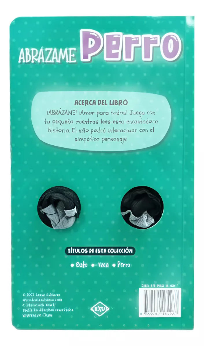 Libro Interactivo Abrázame Perro Con Títere Niños