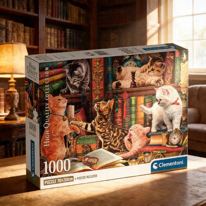 Rompecabezas 1000 Piezas Gatitos Curiosos Clementoni