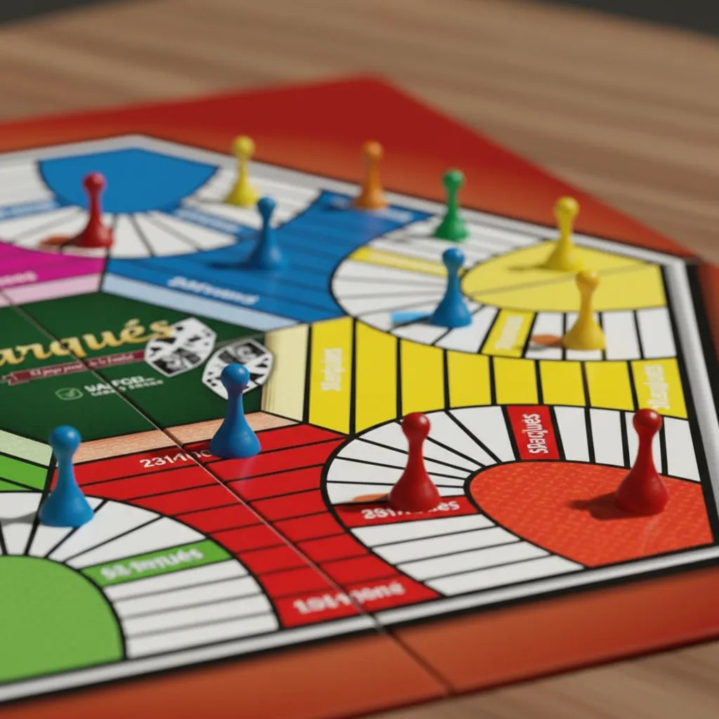 Juego De Mesa Parqués De 6 Puestos