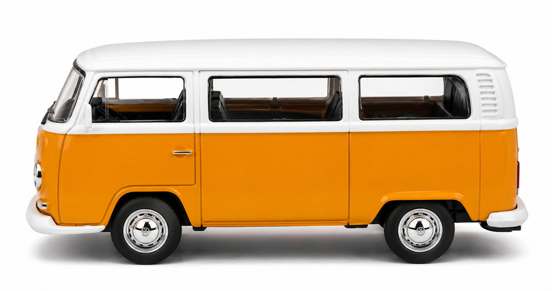 Carro Coleccionable 1:36 Volkswagen Type 2 Bus 1971 Naranja