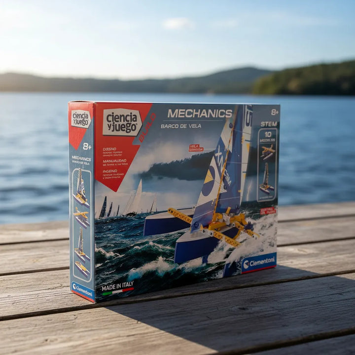 Juego Construcción Tipo Lego 10 Barcos STEM