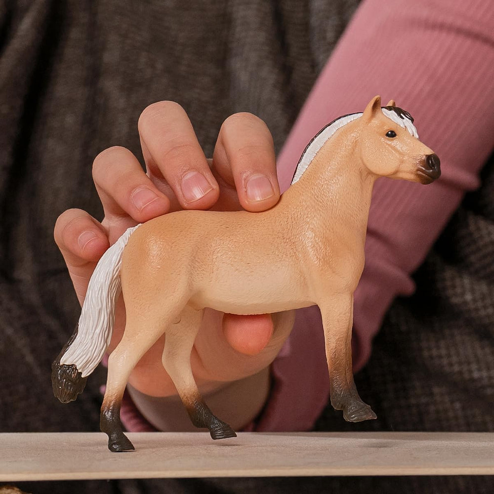 Figura Caballos Capón Fjord Pintada A Mano Schleich