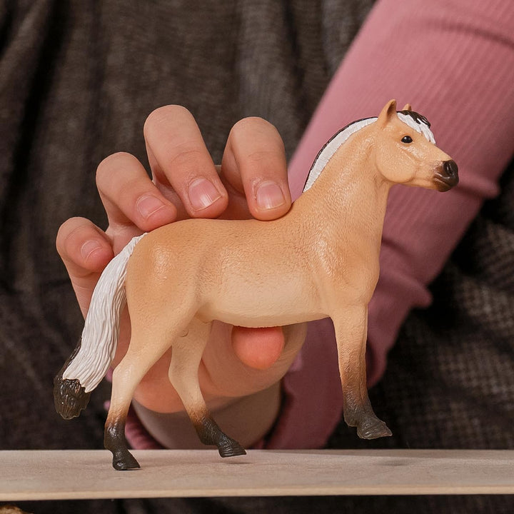 Figura Caballos Capón Fjord Pintada A Mano Schleich