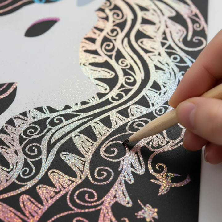 Set De Arte y Manualidades Para Raspar Unicornio
