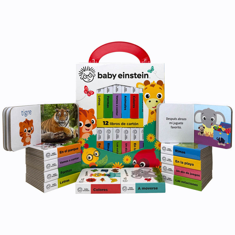Libro Baby Einstein Biblioteca 12 Libros Para Niños