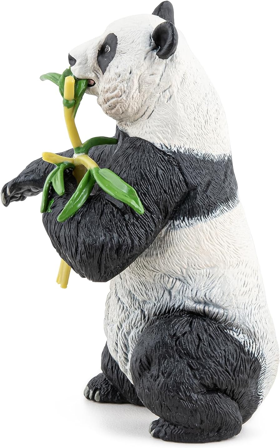 Figura Panda Con Bamboo Pintada A Mano Papo