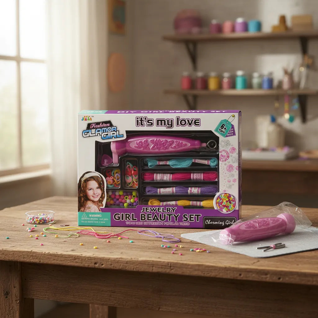 Juego Set  Accesorios Para Peinar Y Diseñar Niñas