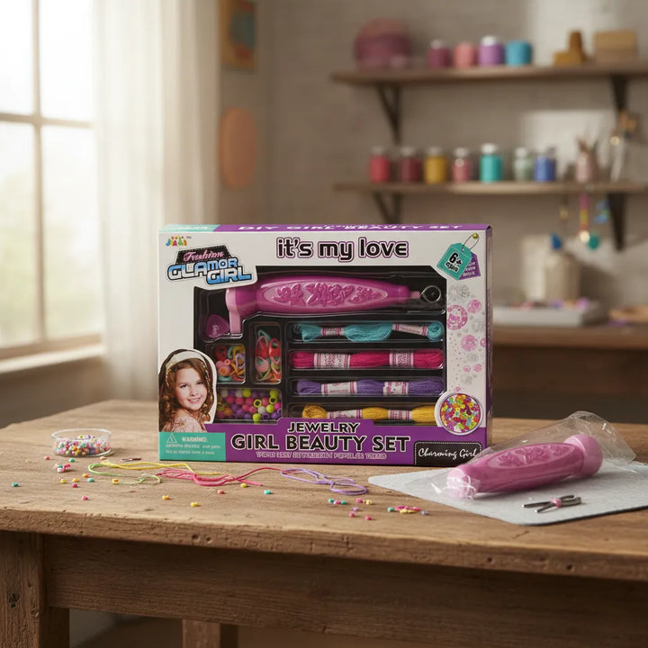Juego Set  Accesorios Para Peinar Y Diseñar Niñas