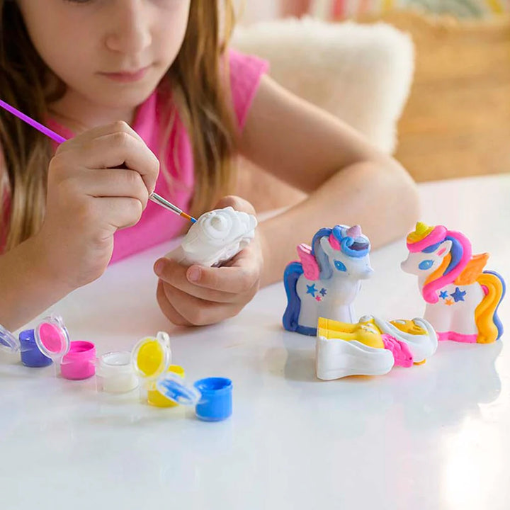 Kit Creativo Moldea Y Pinta Unicornios 3d Para Niñas