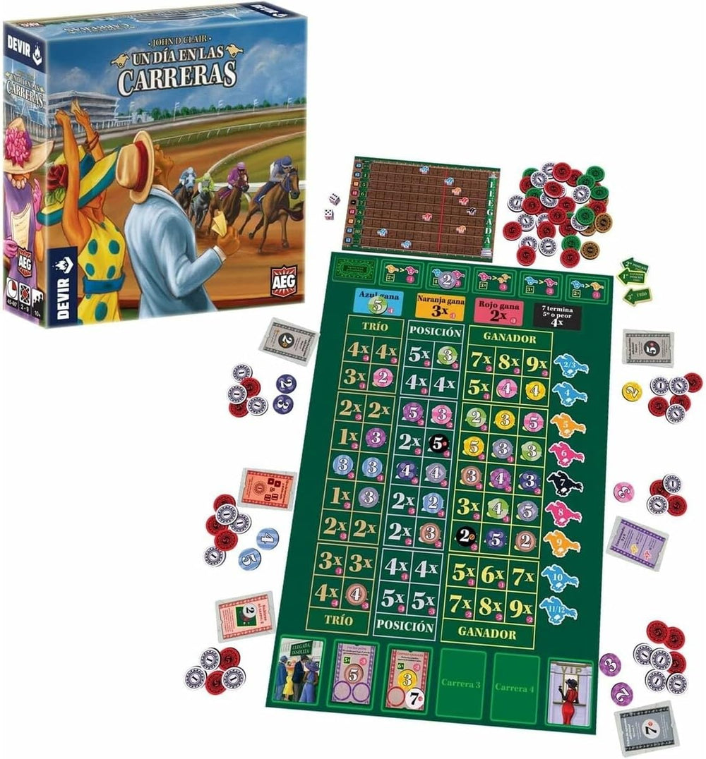 Juego De Mesa Un Día En Las Carreras Adultos
