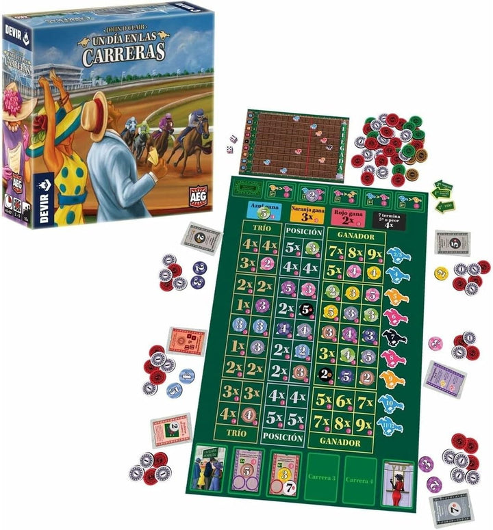 Juego De Mesa Un Día En Las Carreras Adultos