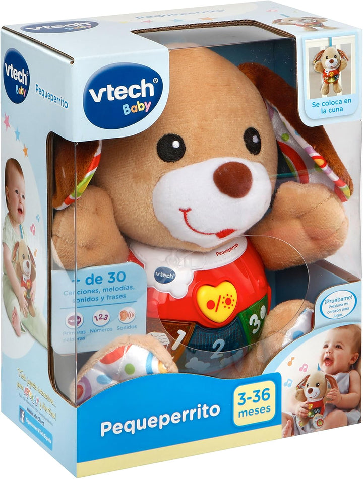 Juguete Bebé Peluche Perrito Luces Sonido