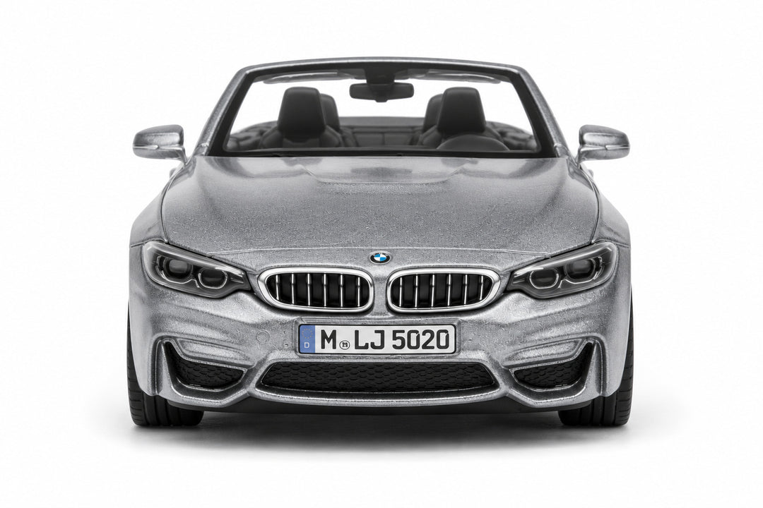 Carro Coleccionable A Escala Bburago BMW M4 Cabrio Gris