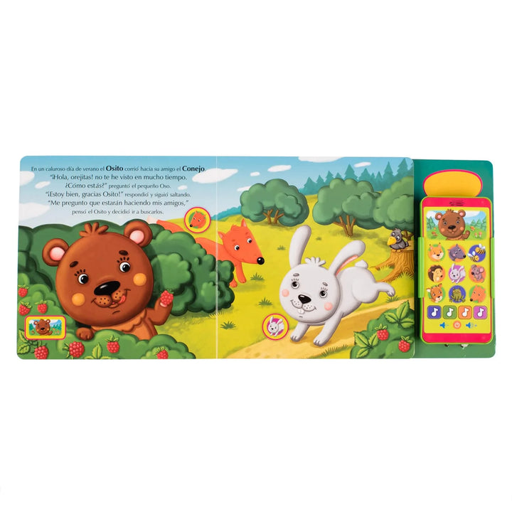 Libro Infantil Interactivo Amigos Del Bosque niños