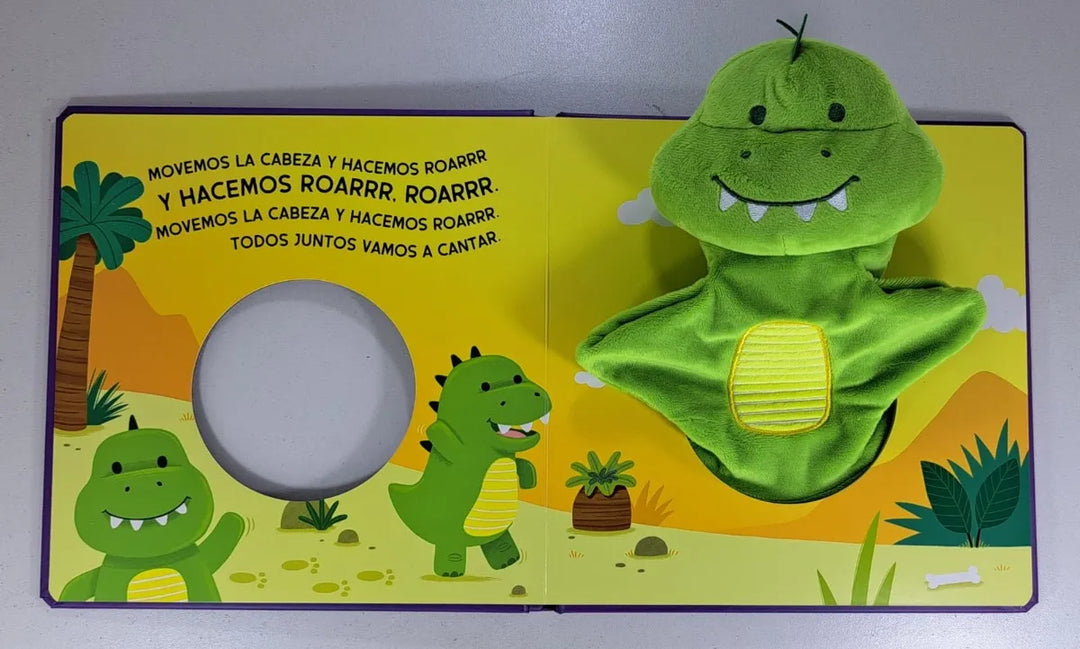 Juego Dulce Dinosaurio Títere Para Niños