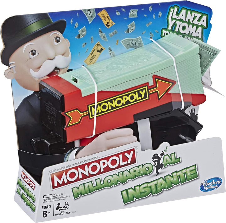 Juego De Mesa Monopoly Millonario Instante  Familia