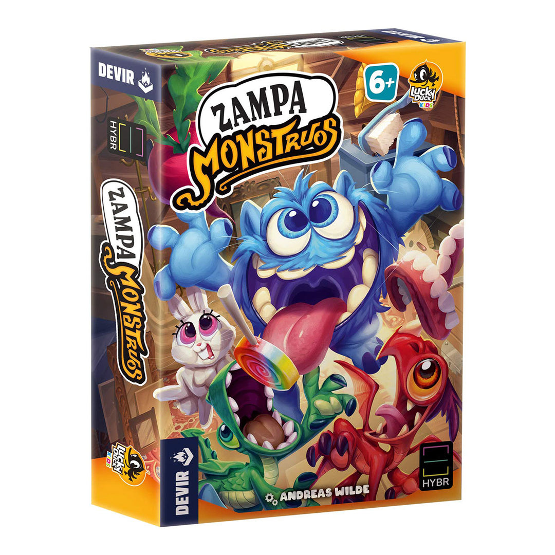 Juego De Mesa Zampa Monstruos Adultos Niños