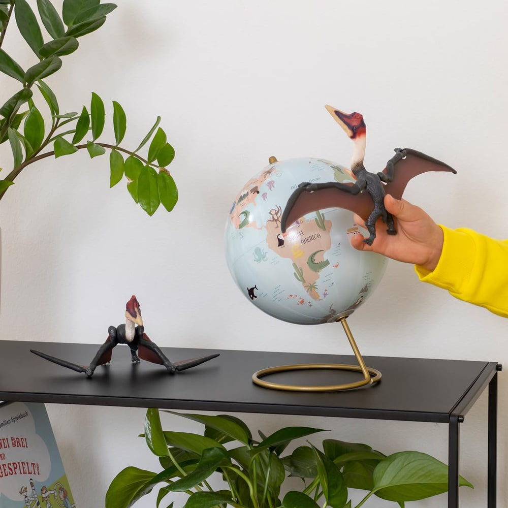 Figura Dinosaurio Quetzalcoatlus Pintada A Mano