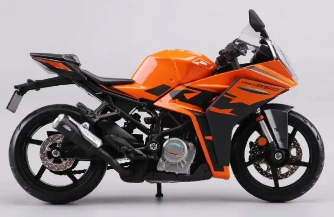 Moto Coleccionable 1:12 Mc Ktm Rc390 Naranja
