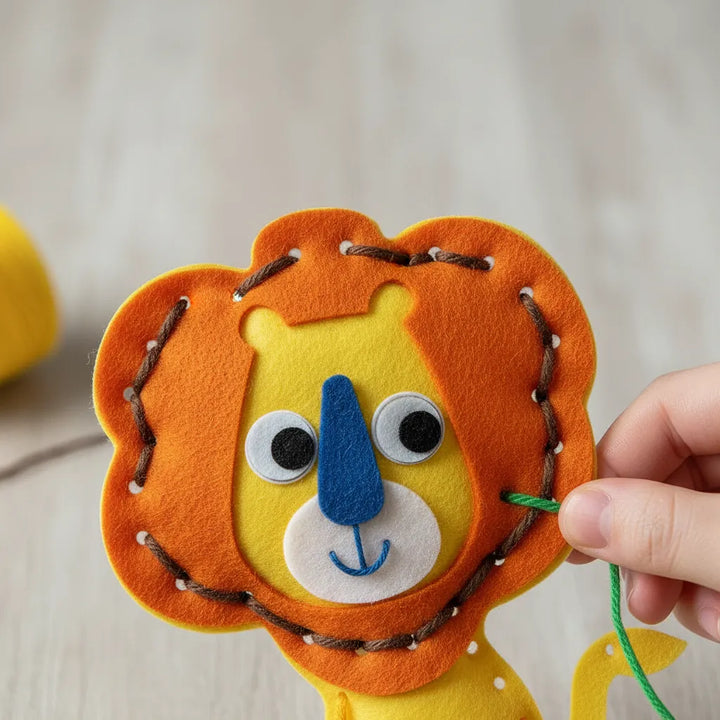 Set De Arte Y Manualidades Animales Tejidos Lv1