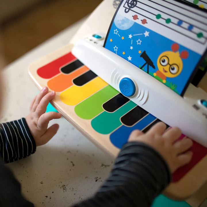 Juguete Didáctico Piano Táctil De Madera Para Bebés