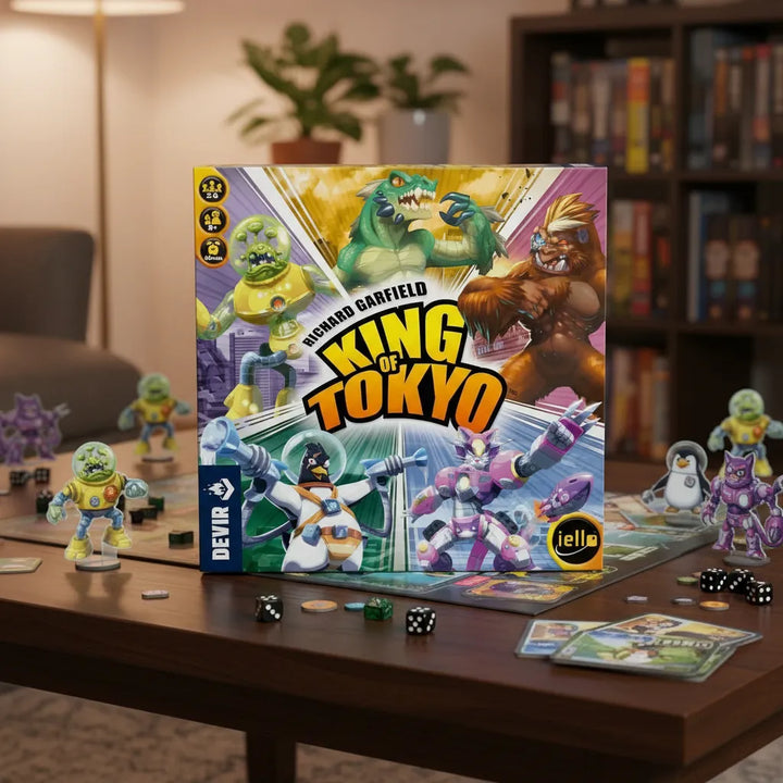 Juego De Mesa King Of Tokyo Adultos Estrategia Roles