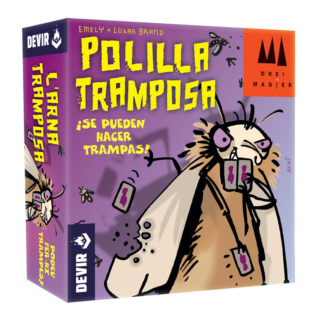 Juego De Mesa Polilla Tramposa niños adultos
