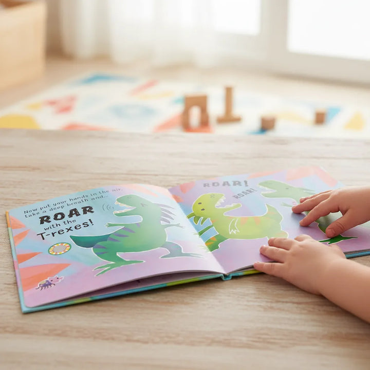 Libro Didácticos Con Sonidos Baila Con Los Dinosaurios Niños