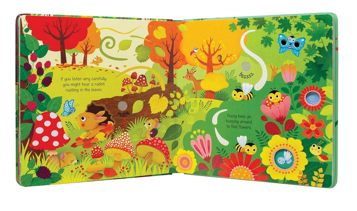 Libro Didáctico Con Sonidos Animales Del Bosque Para Niños