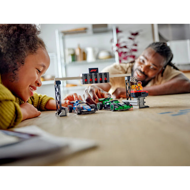 Juego De Construcción Parrilla De F1 Coches De Carrera Niños