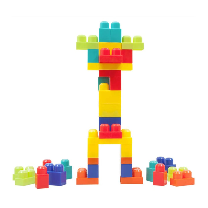 Bloques Construcción De Colores 80 Piezas Niños