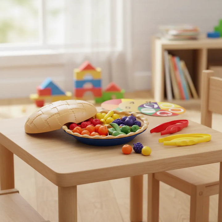 Juego didáctico de Motricidad Fina Pie De Frutas para niños