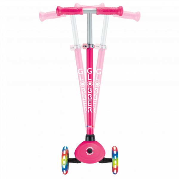 Patineta Primo Lights Fucsia Luces Led Para Niños
