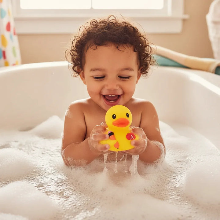 Juguete Patito De Baño Infantino Estudiante Para Bebés Niños