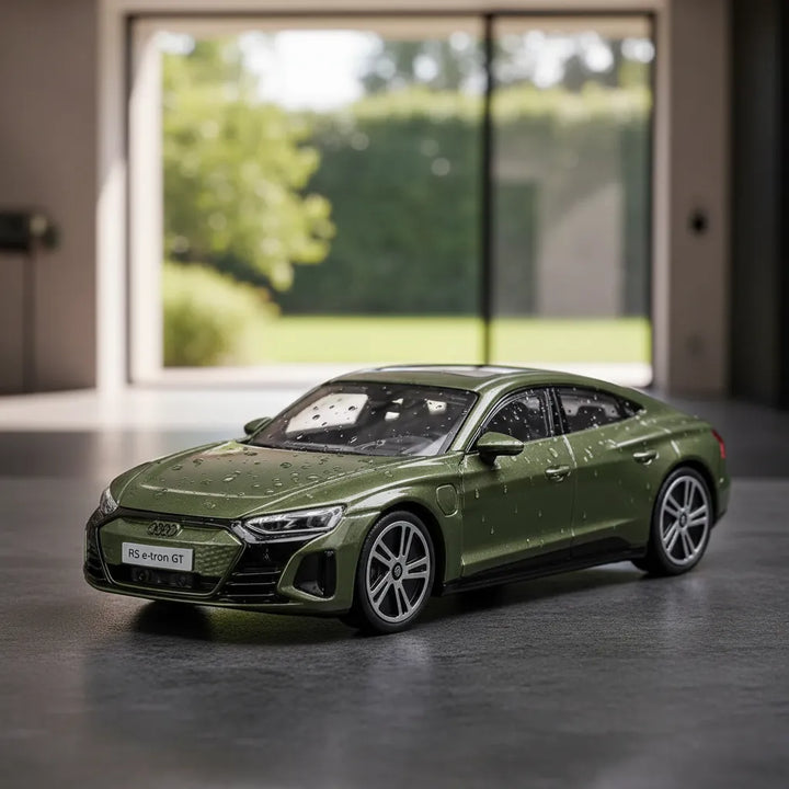 Carro Coleccionable A Escala 1/43 Audi Sr E-tron Gt Verde