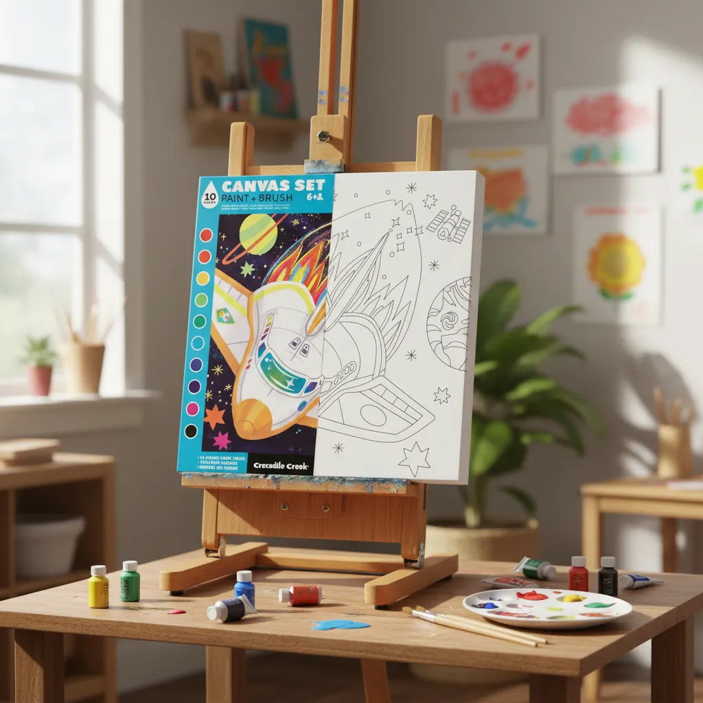 Set De Arte Lienzo Para Pintar El Espacio
