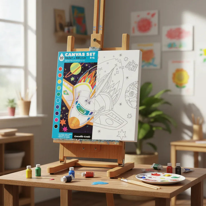 Set De Arte Lienzo Para Pintar El Espacio