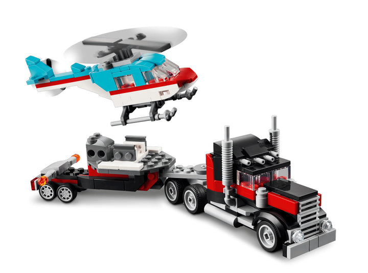 Juego Lego Creator 3 En 1 Camión Plataforma 270 Piezas