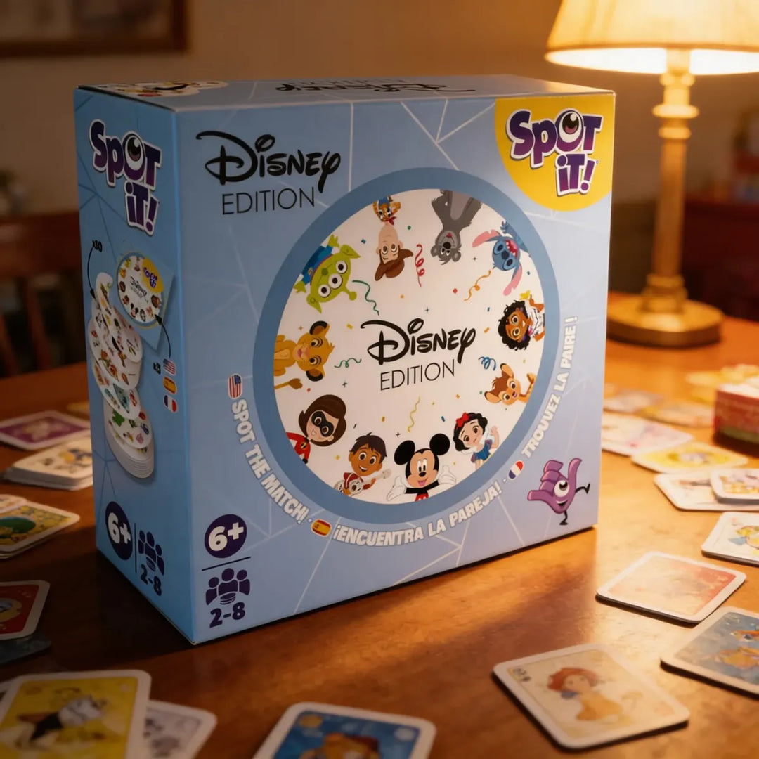 Juego De Mesa Dobble 31 Disney Estrategia Para Niños Familia