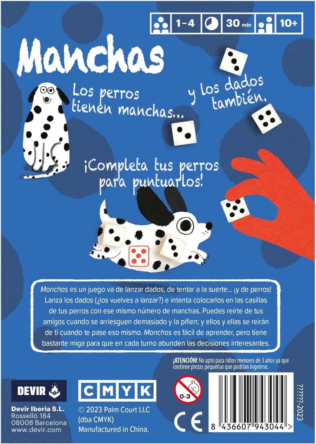 Juego De Mesa Manchas  Para Adultos