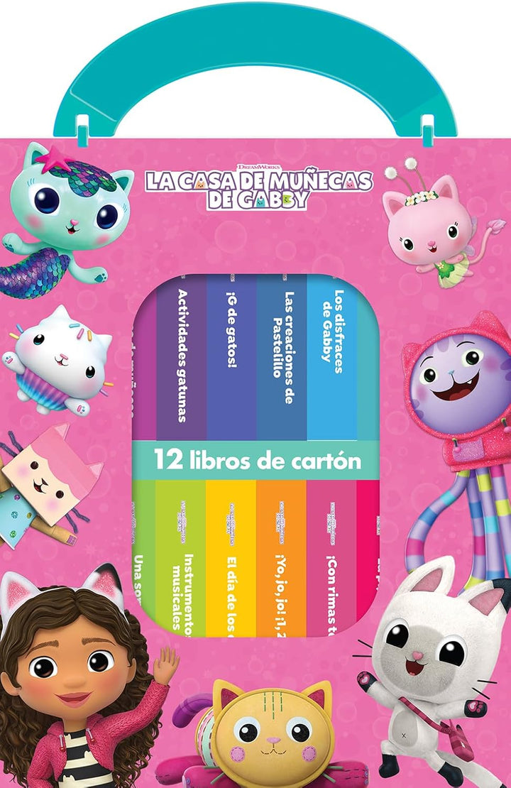 Set De 12 Libros Gabbys Dollhouse Para Niños