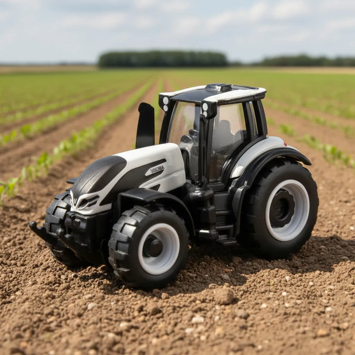 Tractor A Escala Massey Ferguson blanco