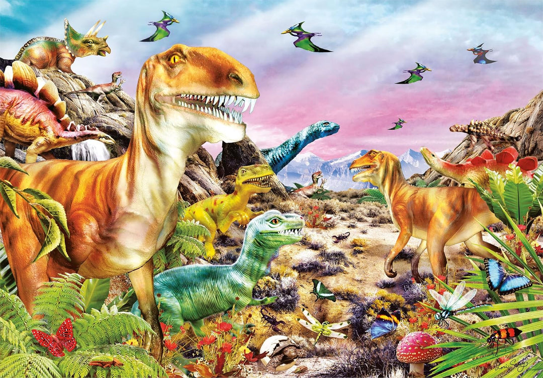 Rompecabezas 104 Piezas Dinosaurios Niños