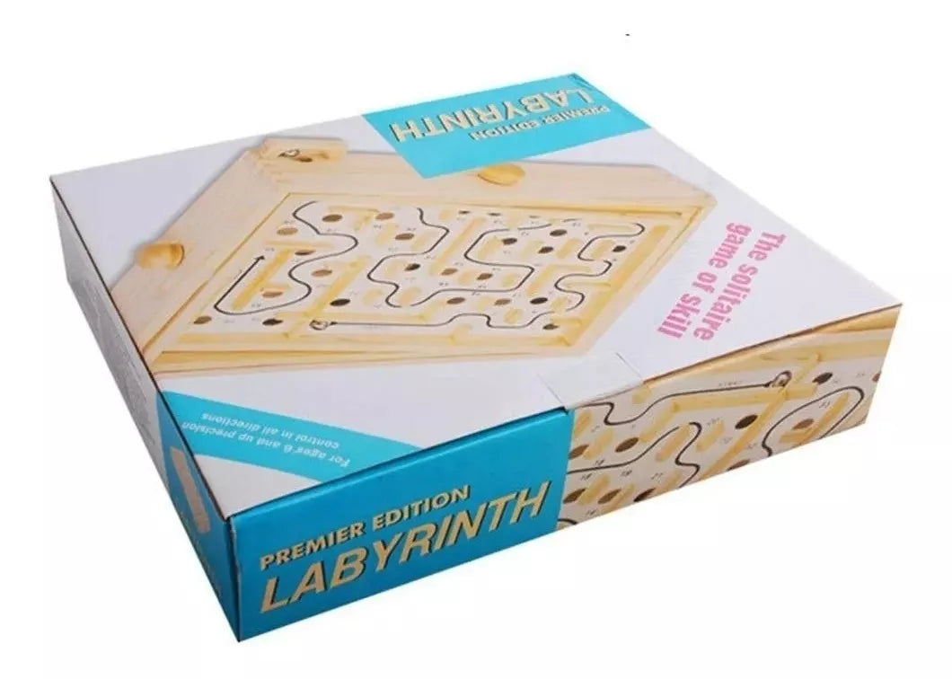 Juego Didáctico De Laberinto De Madera  Niños